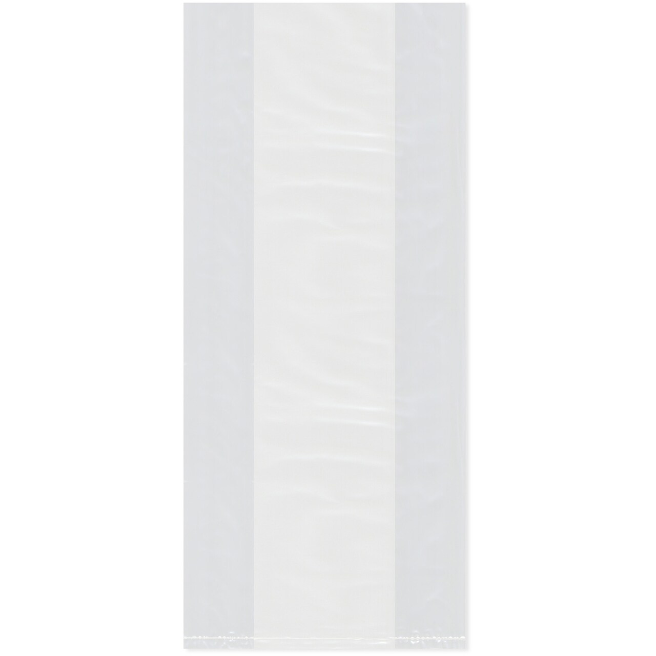 Plymor 8" x 4" x 18" (Pack of 100), 2 Mil Gusseted Plastic Bags